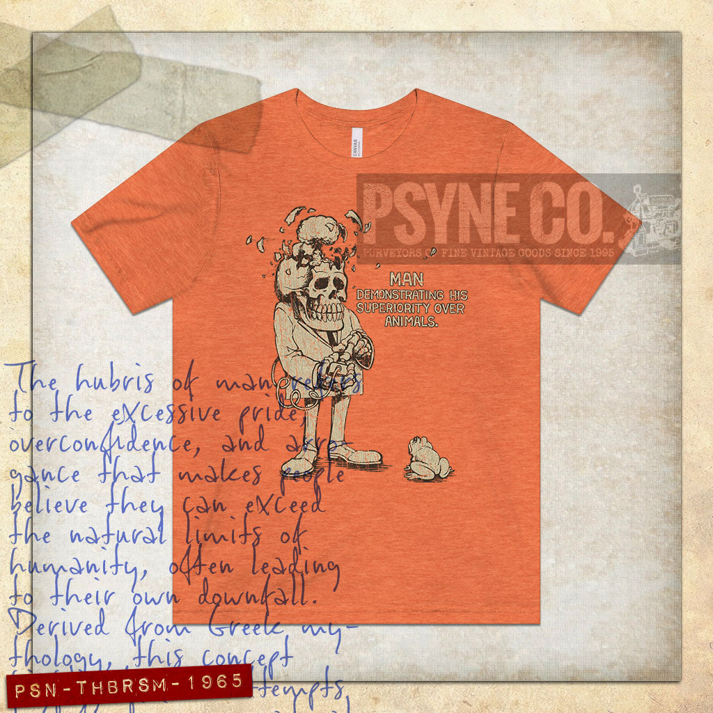 The Hubris of Man 1965 Vintage Men's T-Shirt