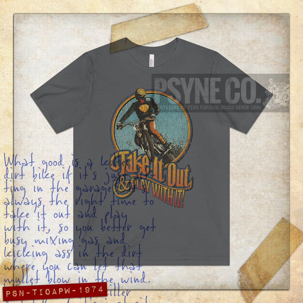 Take It Out & Play With It 1974 Vintage Men's T-Shirt