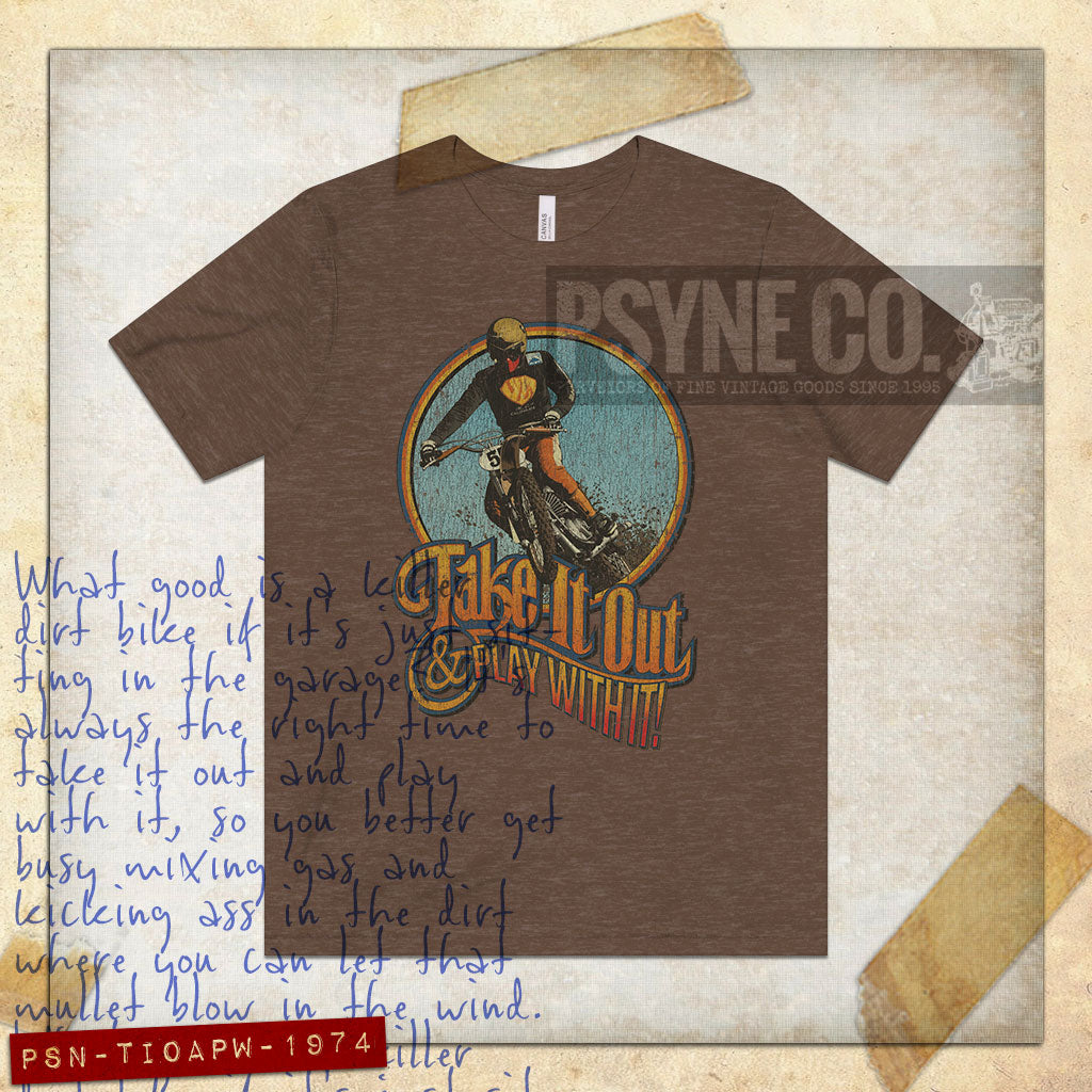 Take It Out & Play With It 1974 Vintage Men's T-Shirt