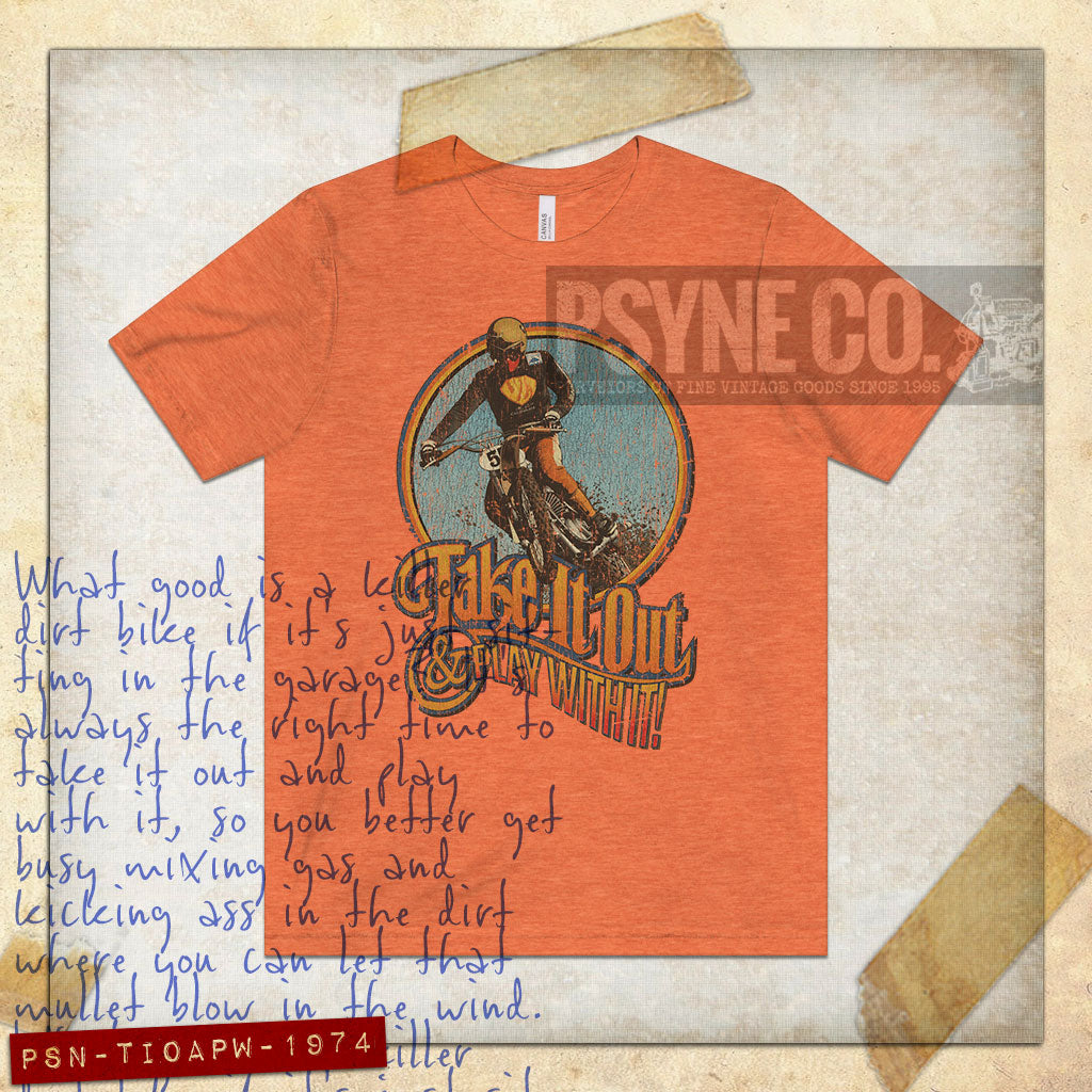 Take It Out & Play With It 1974 Vintage Men's T-Shirt