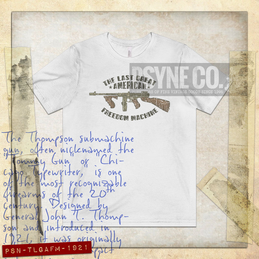 The Last Great American Freedom Machine 1921 Vintage Men’s T-Shirt