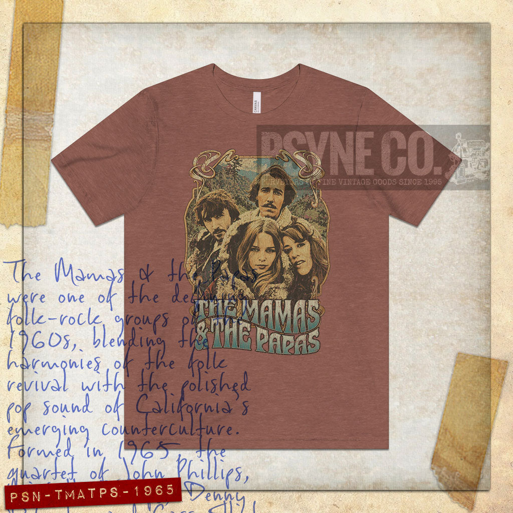 The Mamas & the Papas 1965 Vintage Men's T-Shirt
