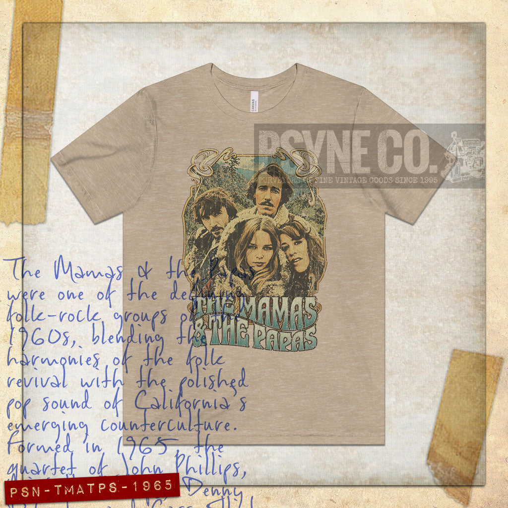 The Mamas & the Papas 1965 Vintage Men's T-Shirt