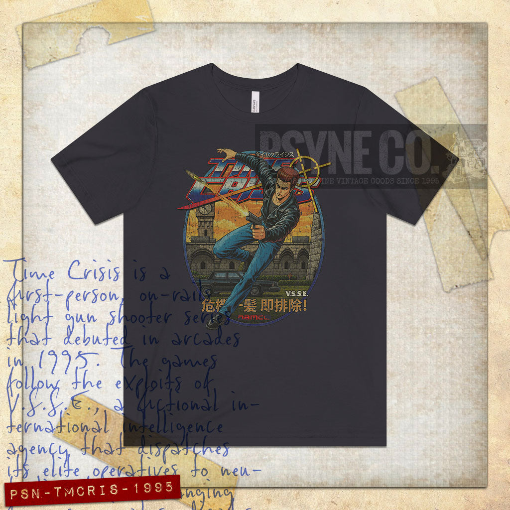 Time Crisis 1995 Vintage Men's T-Shirt