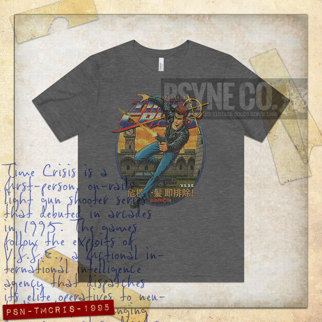 Time Crisis 1995 Vintage Men's T-Shirt