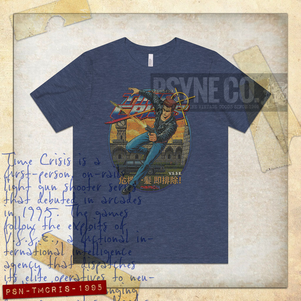 Time Crisis 1995 Vintage Men's T-Shirt
