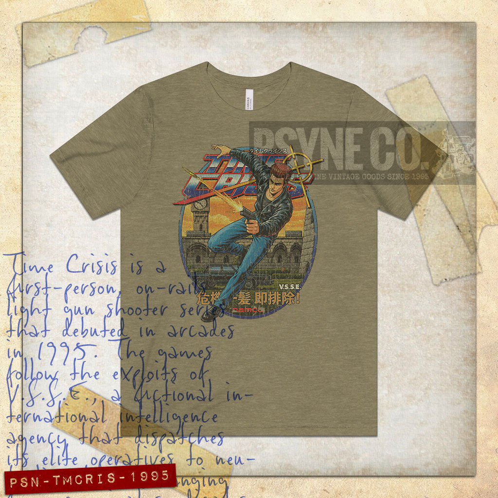 Time Crisis 1995 Vintage Men's T-Shirt