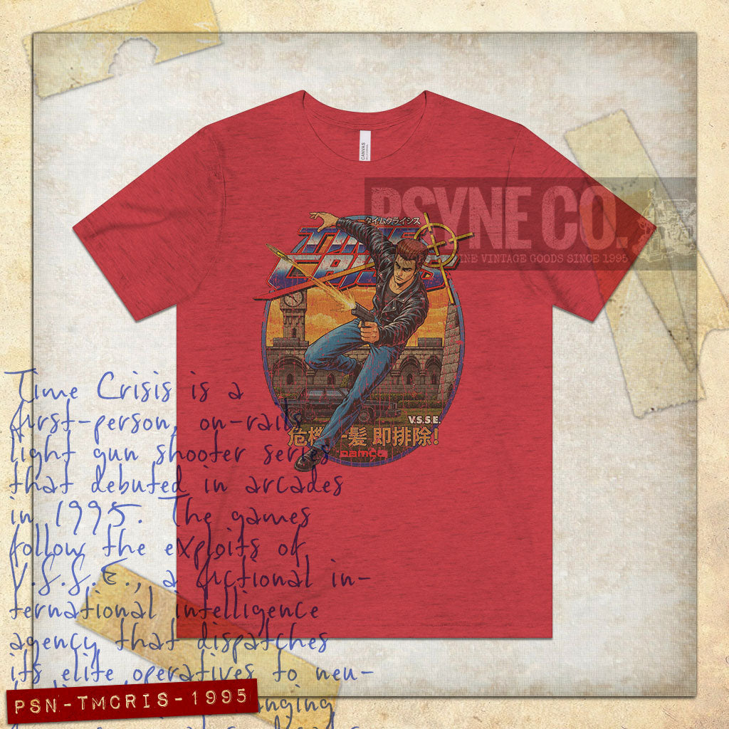 Time Crisis 1995 Vintage Men's T-Shirt