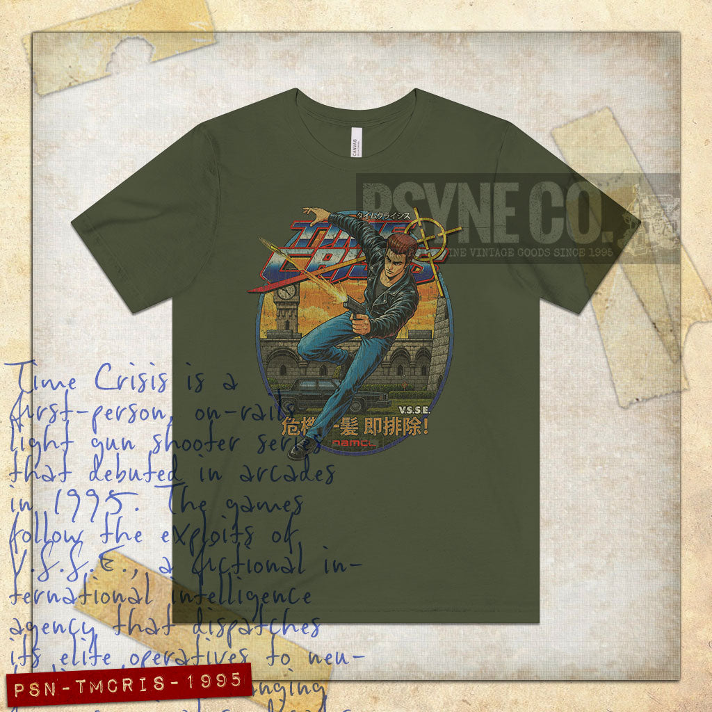 Time Crisis 1995 Vintage Men's T-Shirt