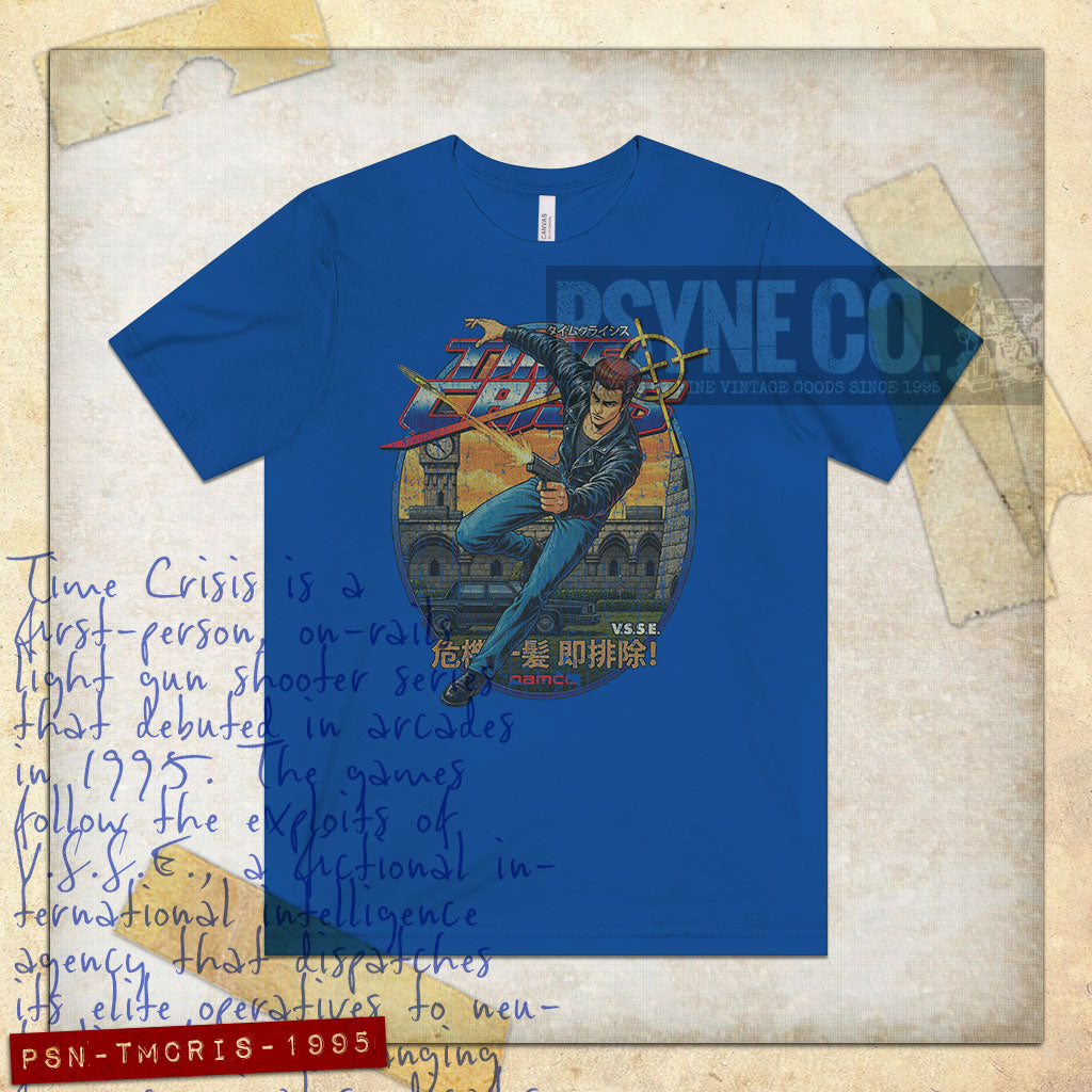 Time Crisis 1995 Vintage Men's T-Shirt