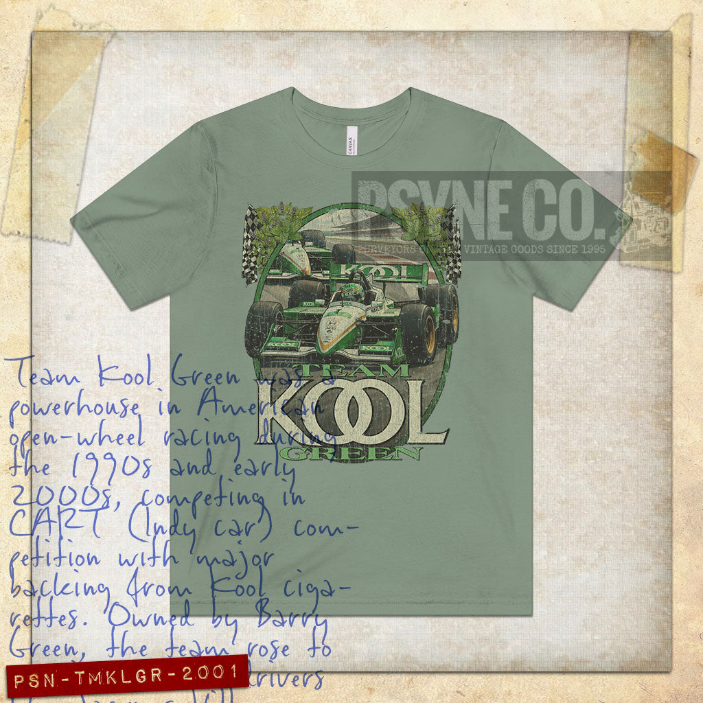 Team Kool Green 2001 Vintage Men's T-Shirt