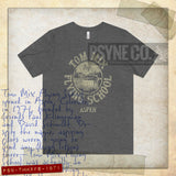 Tom Mix Flying School 1971 Vintage Men's T-Shirt