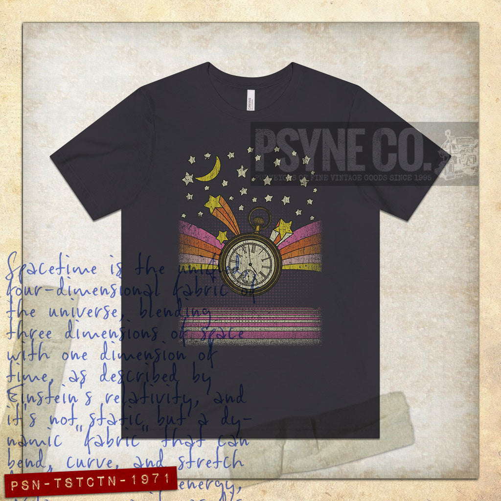 The Spacetime Conundrum 1971 Vintage Men's T-Shirt