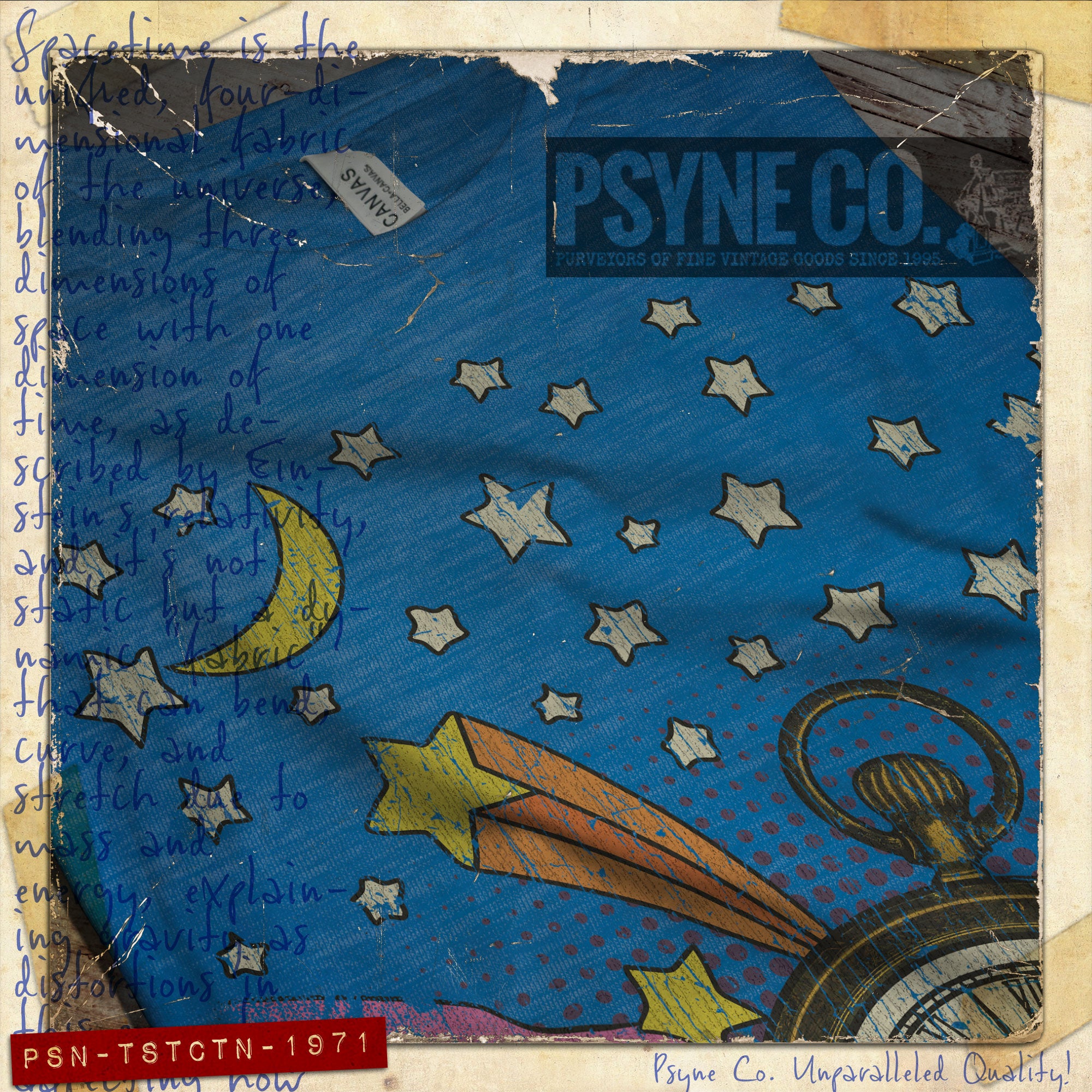 The Spacetime Conundrum 1971 Vintage Men's T-Shirt