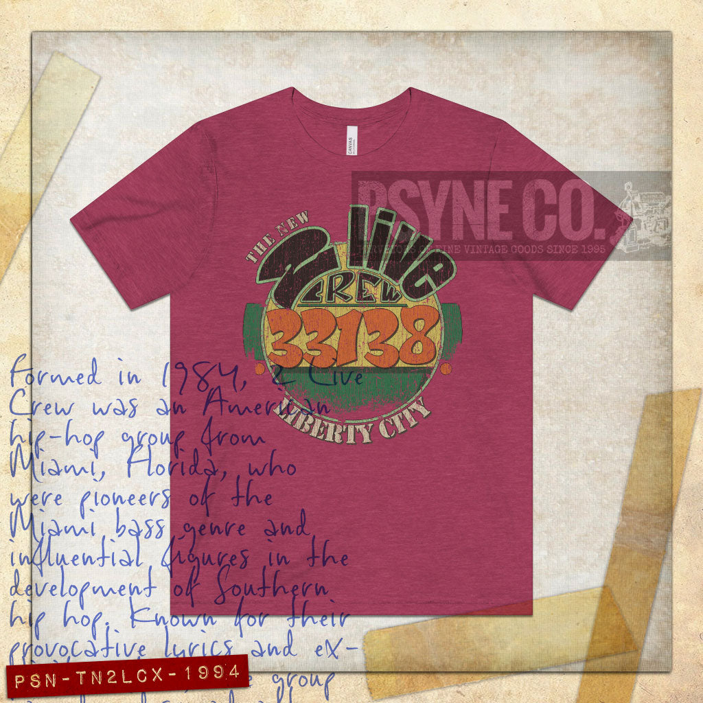 The New 2 Live Crew 1994 Vintage Men's T-Shirt