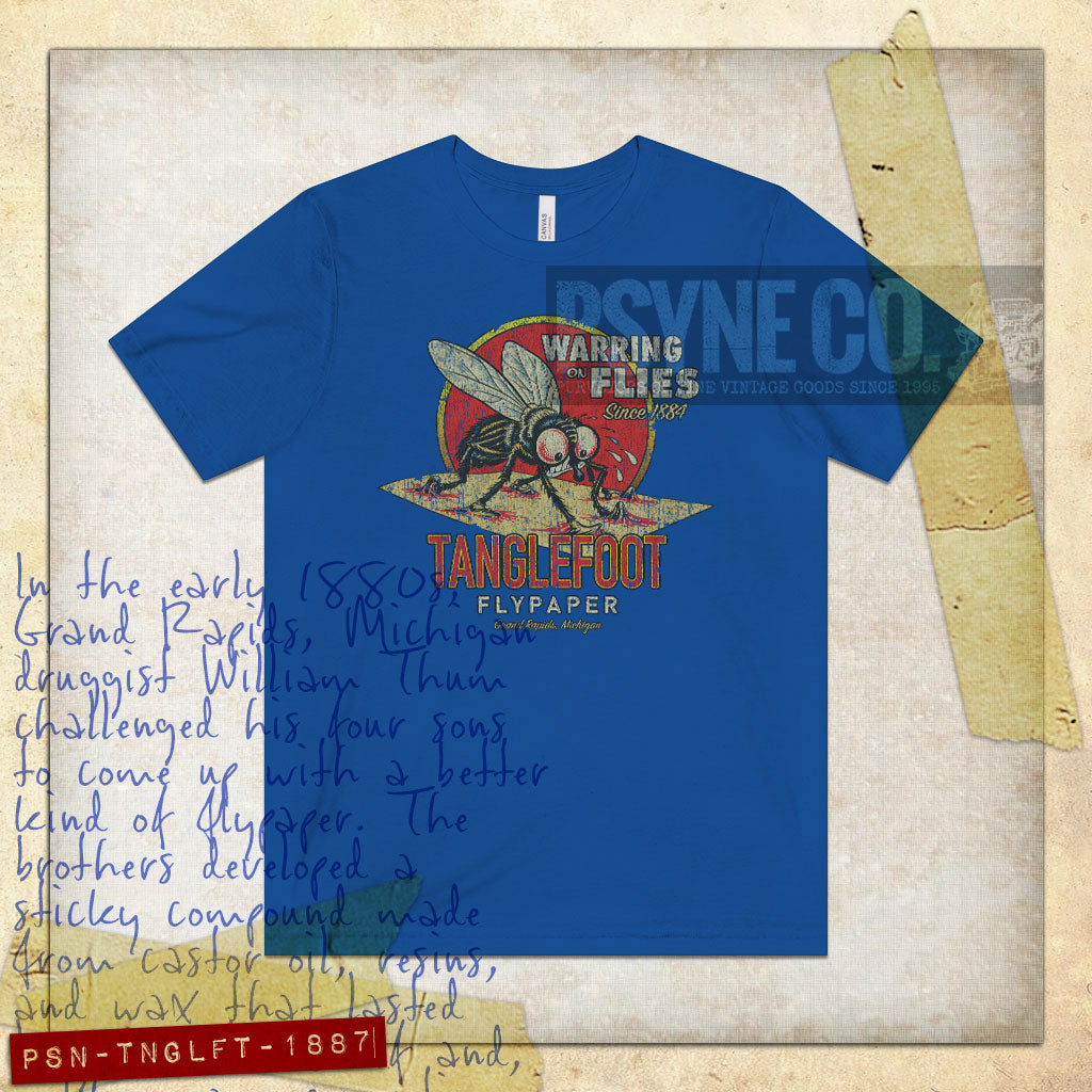 Tanglefoot Flypaper 1887 Vintage Men's T-Shirt