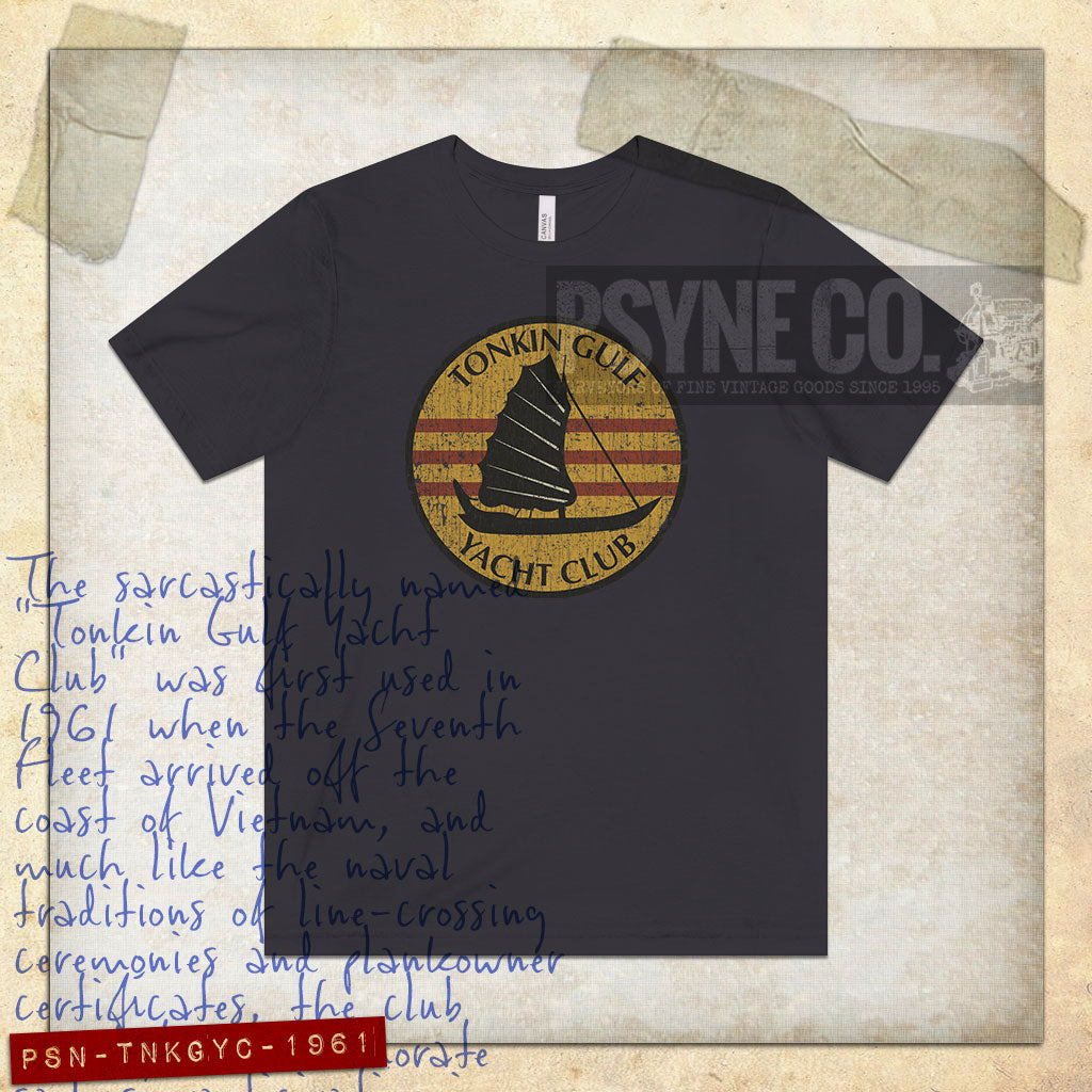 Tonkin Gulf Yacht Club 1961 Vintage Men's T-Shirt