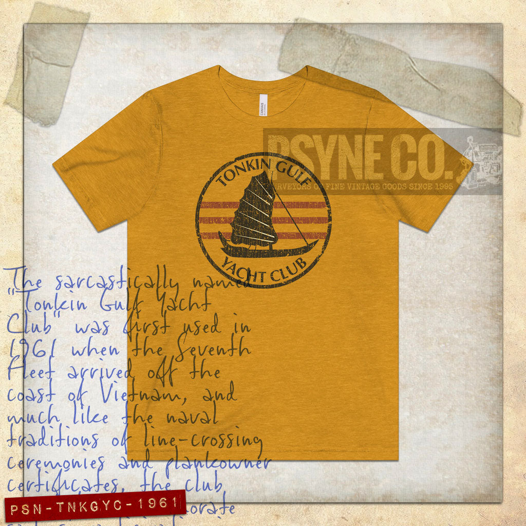 Tonkin Gulf Yacht Club 1961 Vintage Men's T-Shirt