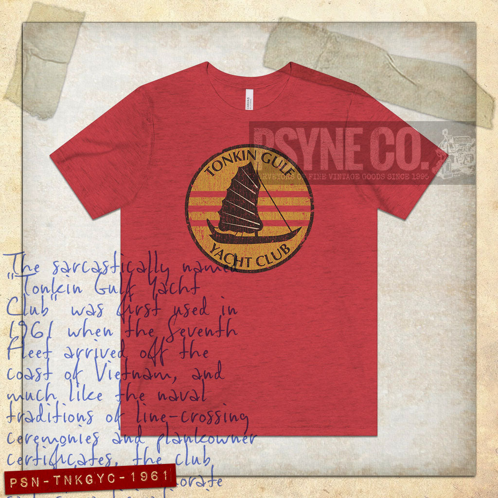 Tonkin Gulf Yacht Club 1961 Vintage Men's T-Shirt