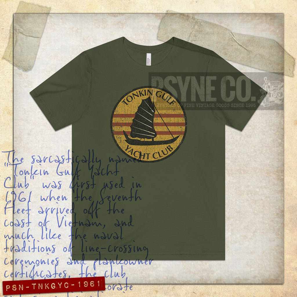Tonkin Gulf Yacht Club 1961 Vintage Men's T-Shirt