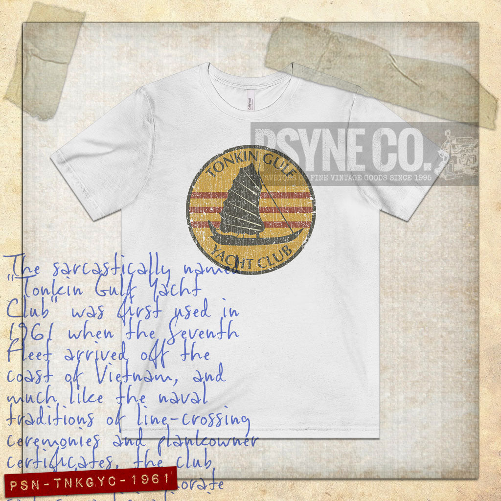 Tonkin Gulf Yacht Club 1961 Vintage Men's T-Shirt