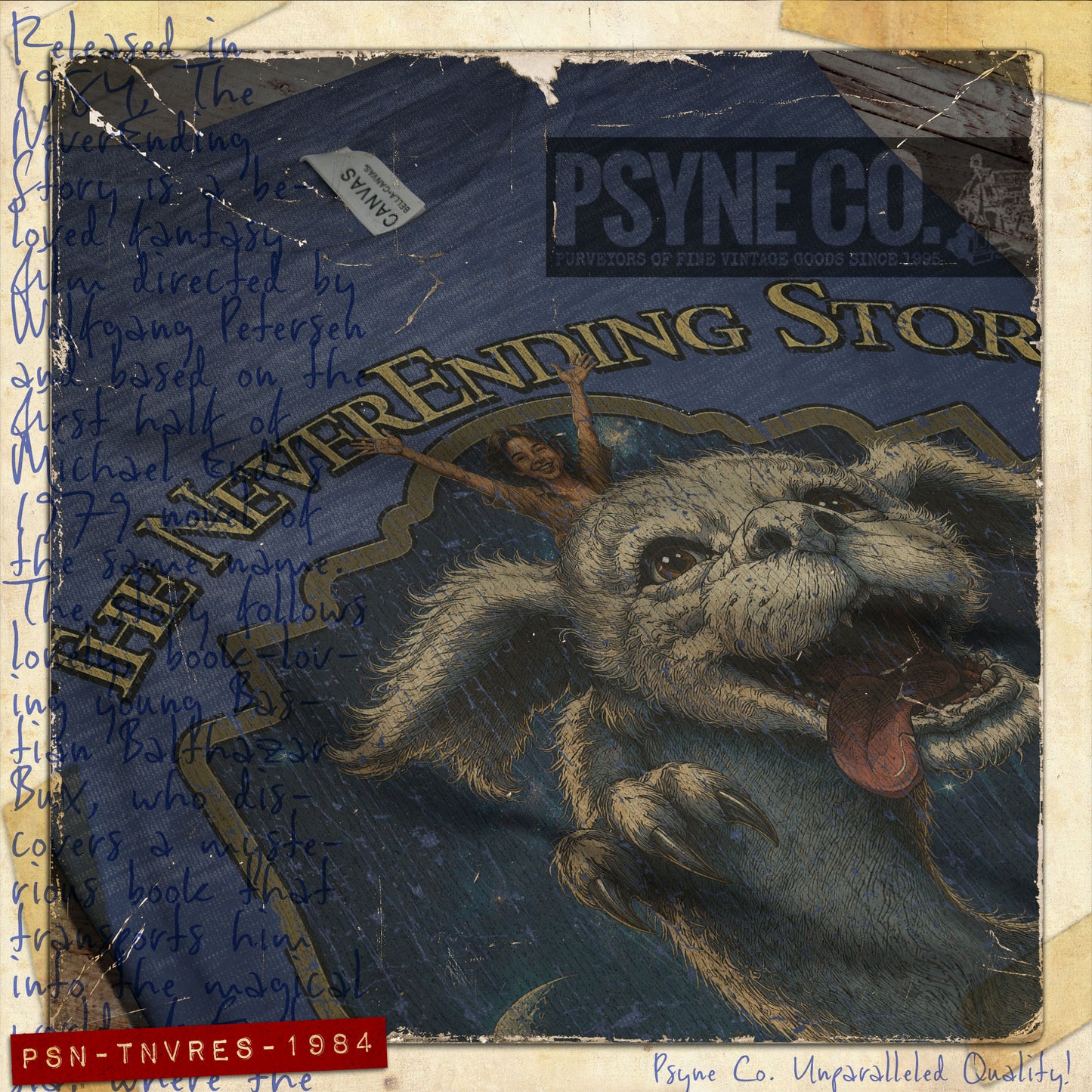 The NeverEnding Story 1984 Vintage Men's T-Shirt