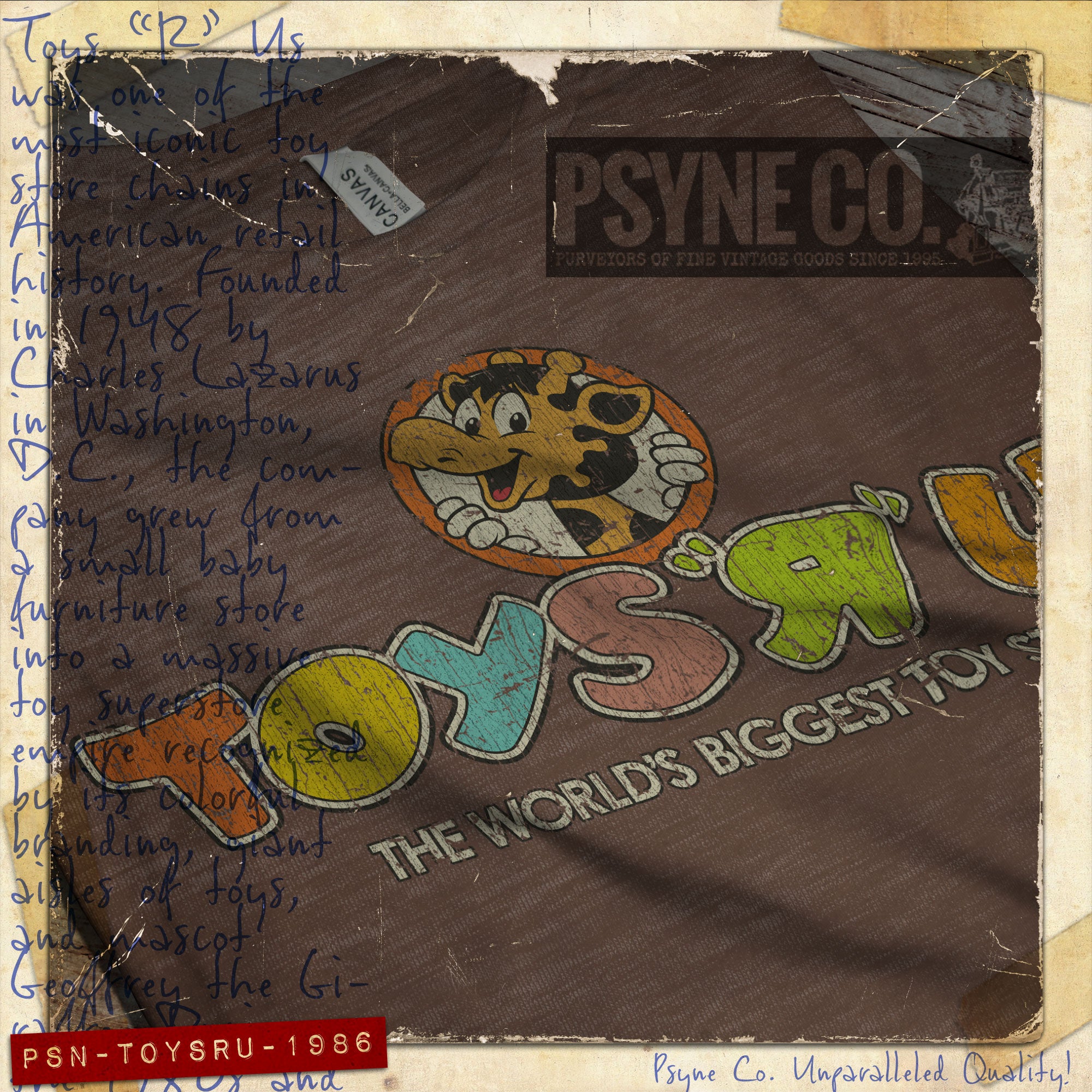 Toys “R” Us 1986 Vintage Men’s T-Shirt