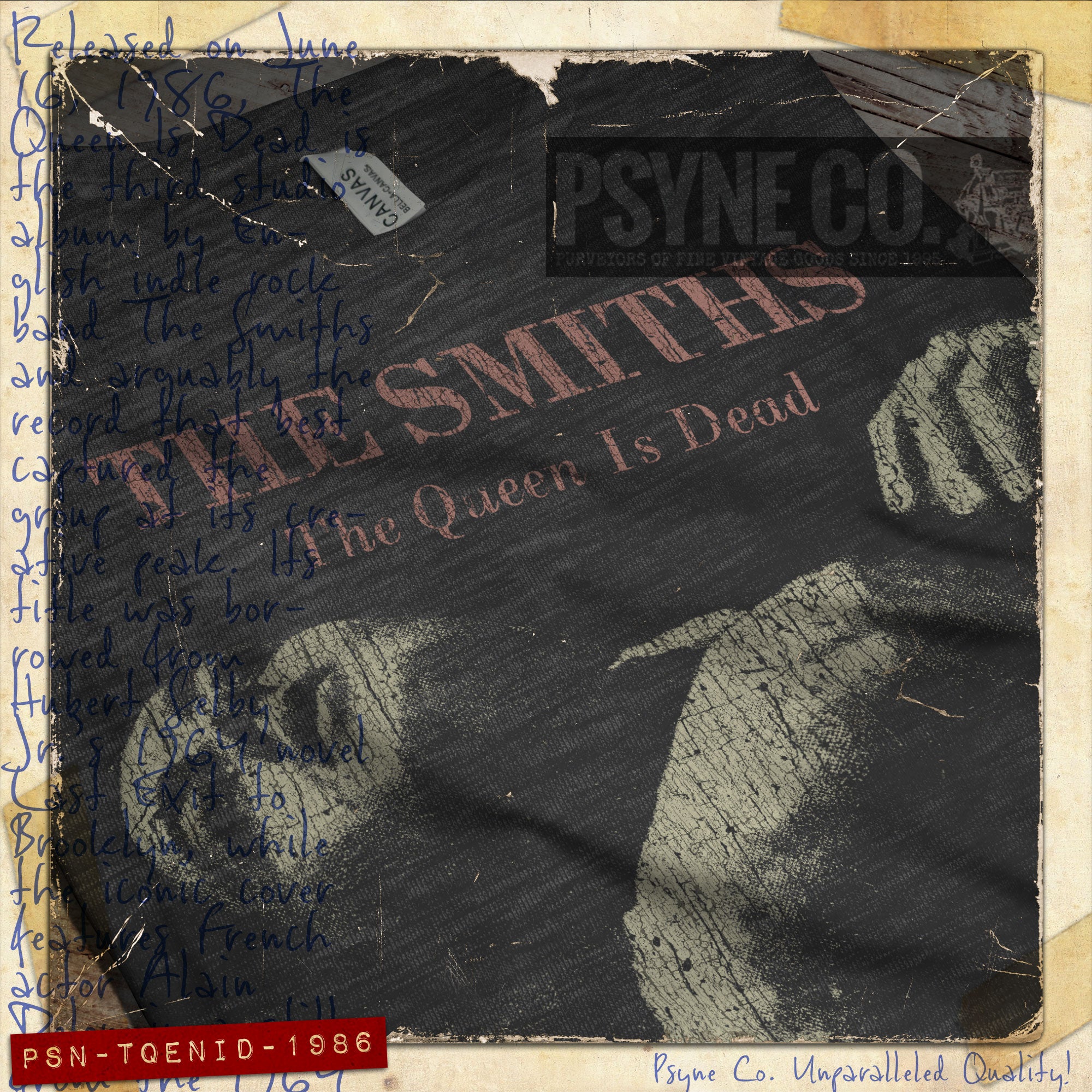 The Queen Is Dead 1986 Vintage Men's T-Shirt
