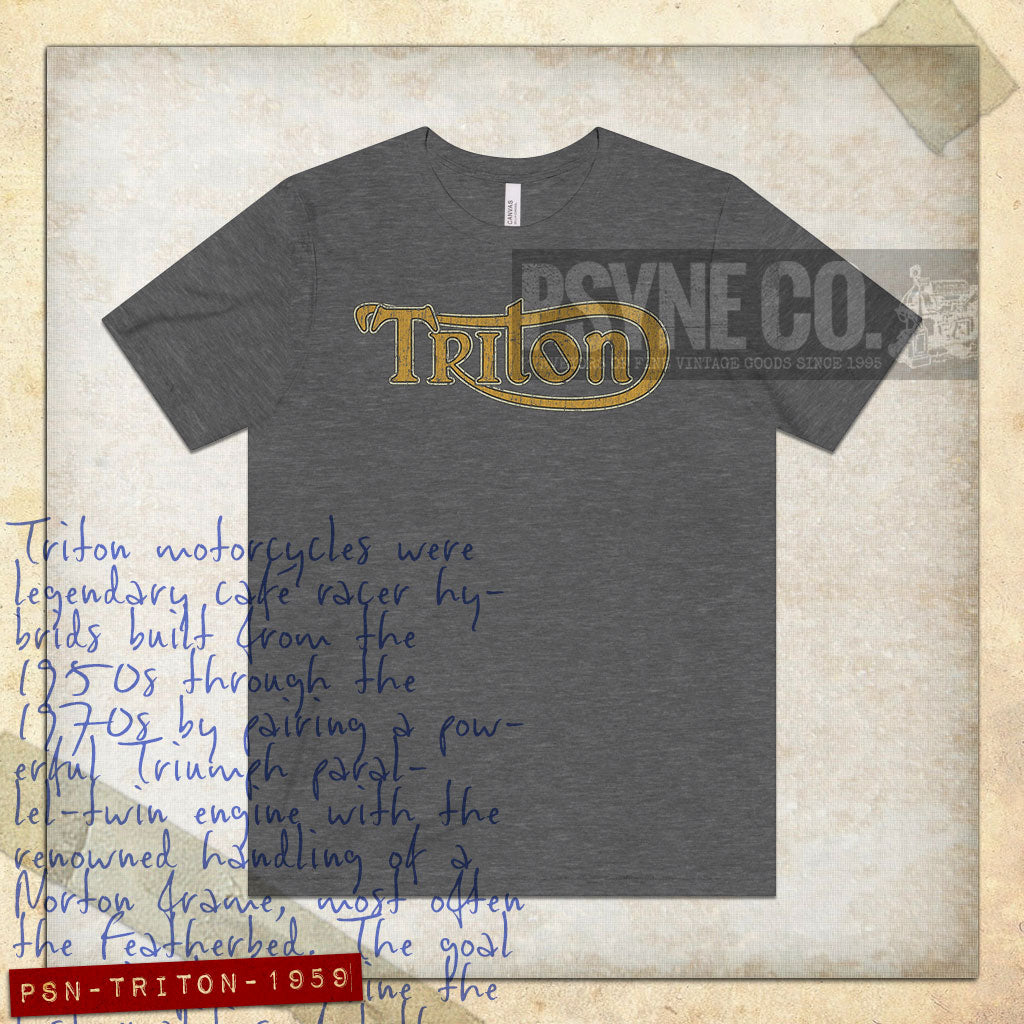 Triton Motorcycles 1959 Vintage Men's T-Shirt