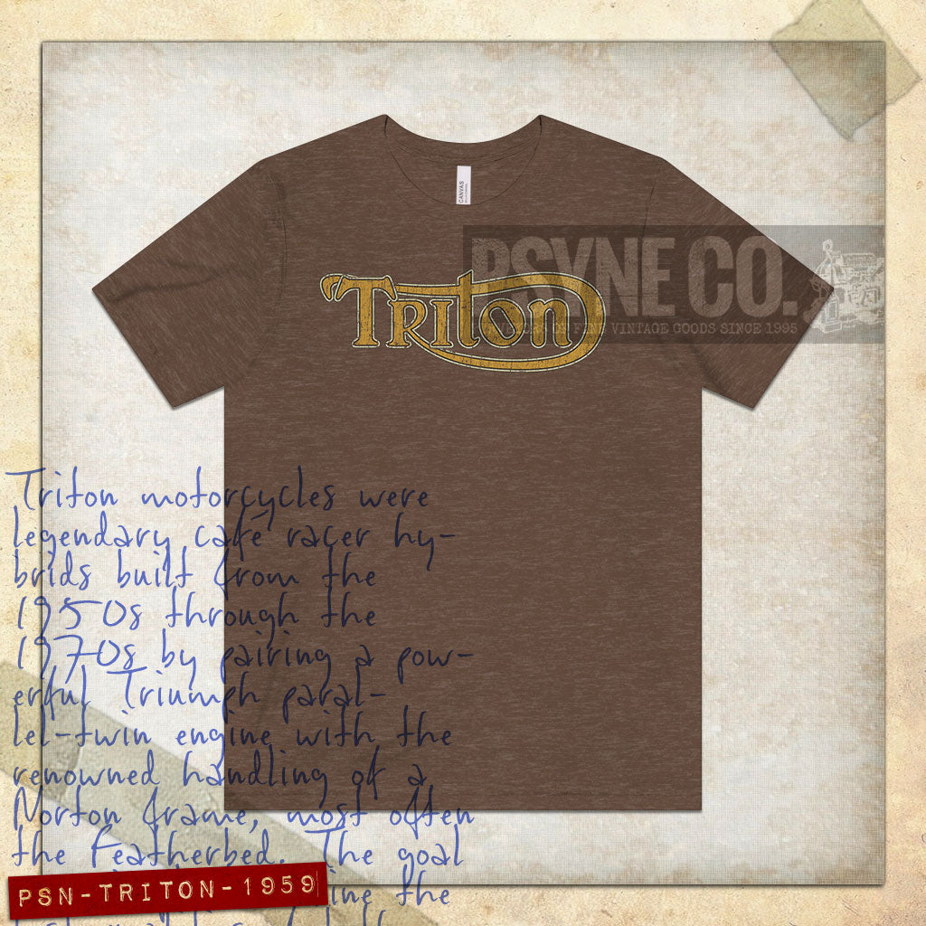 Triton Motorcycles 1959 Vintage Men's T-Shirt