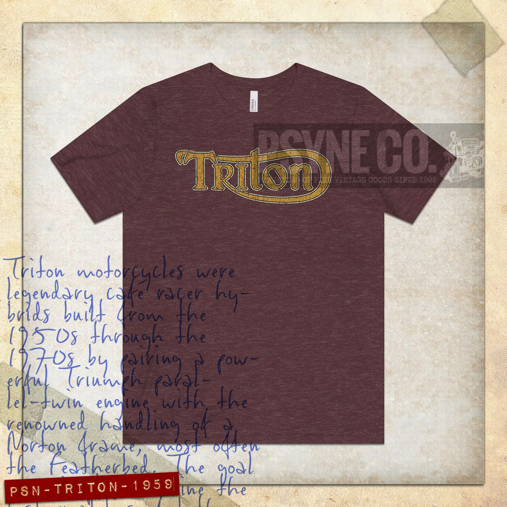 Triton Motorcycles 1959 Vintage Men's T-Shirt