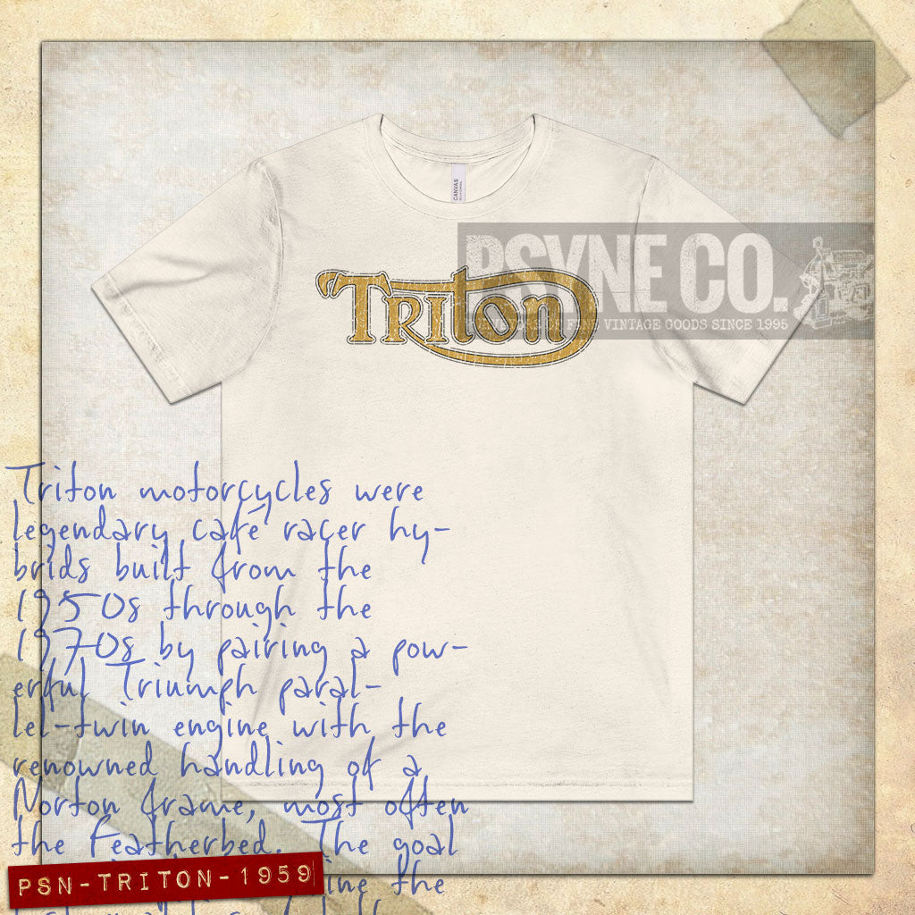 Triton Motorcycles 1959 Vintage Men's T-Shirt