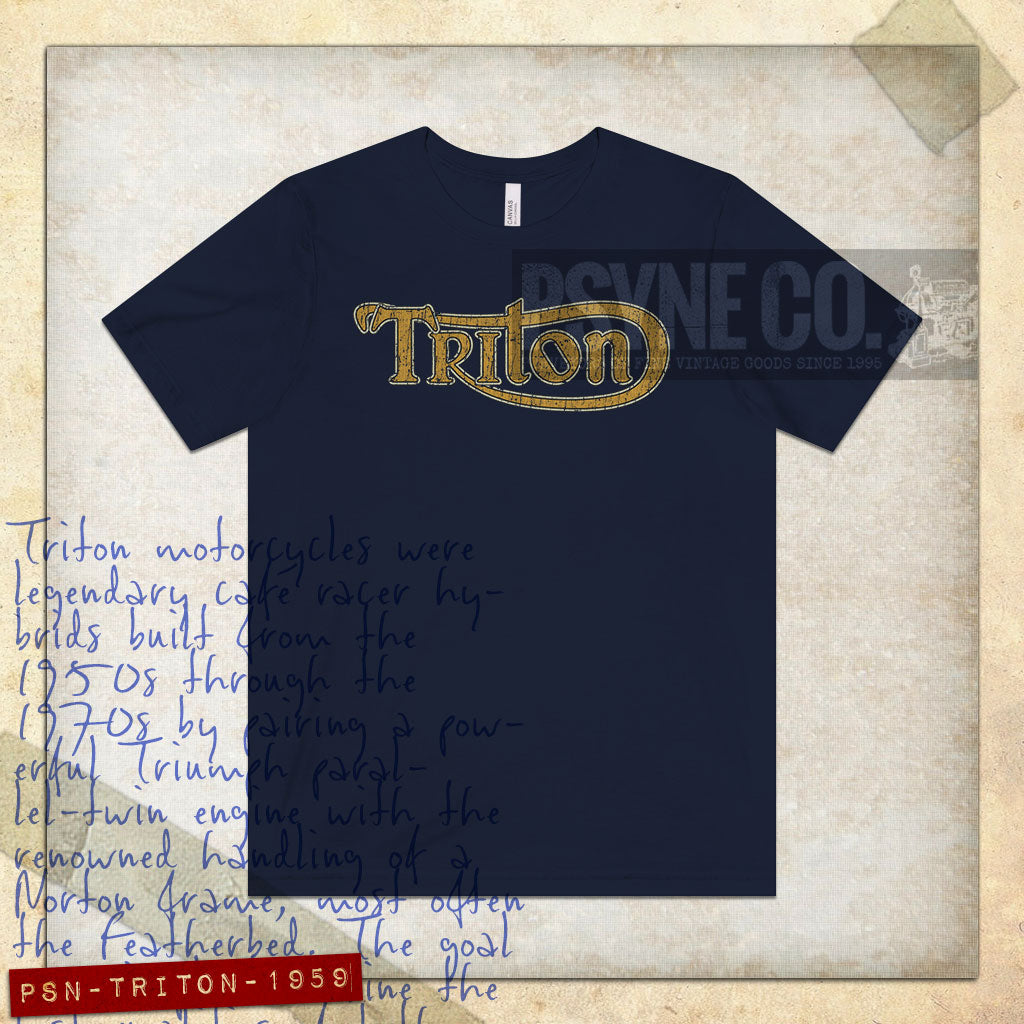 Triton Motorcycles 1959 Vintage Men's T-Shirt