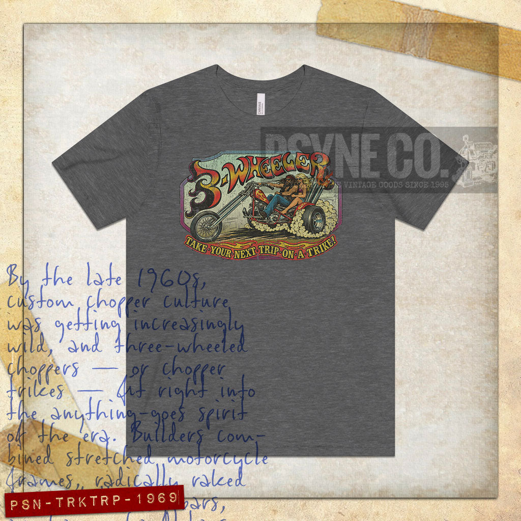 Trike Trippin' 1969 Vintage Men's T-Shirt