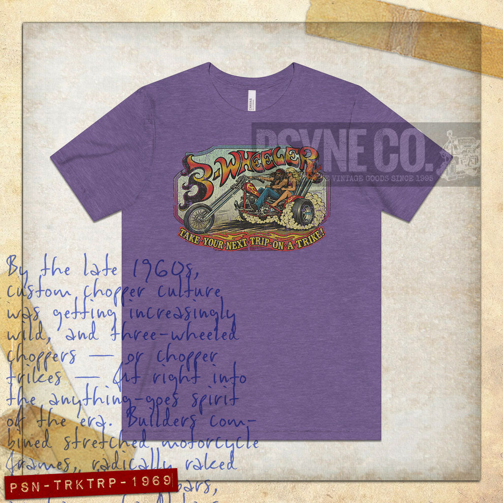 Trike Trippin' 1969 Vintage Men's T-Shirt