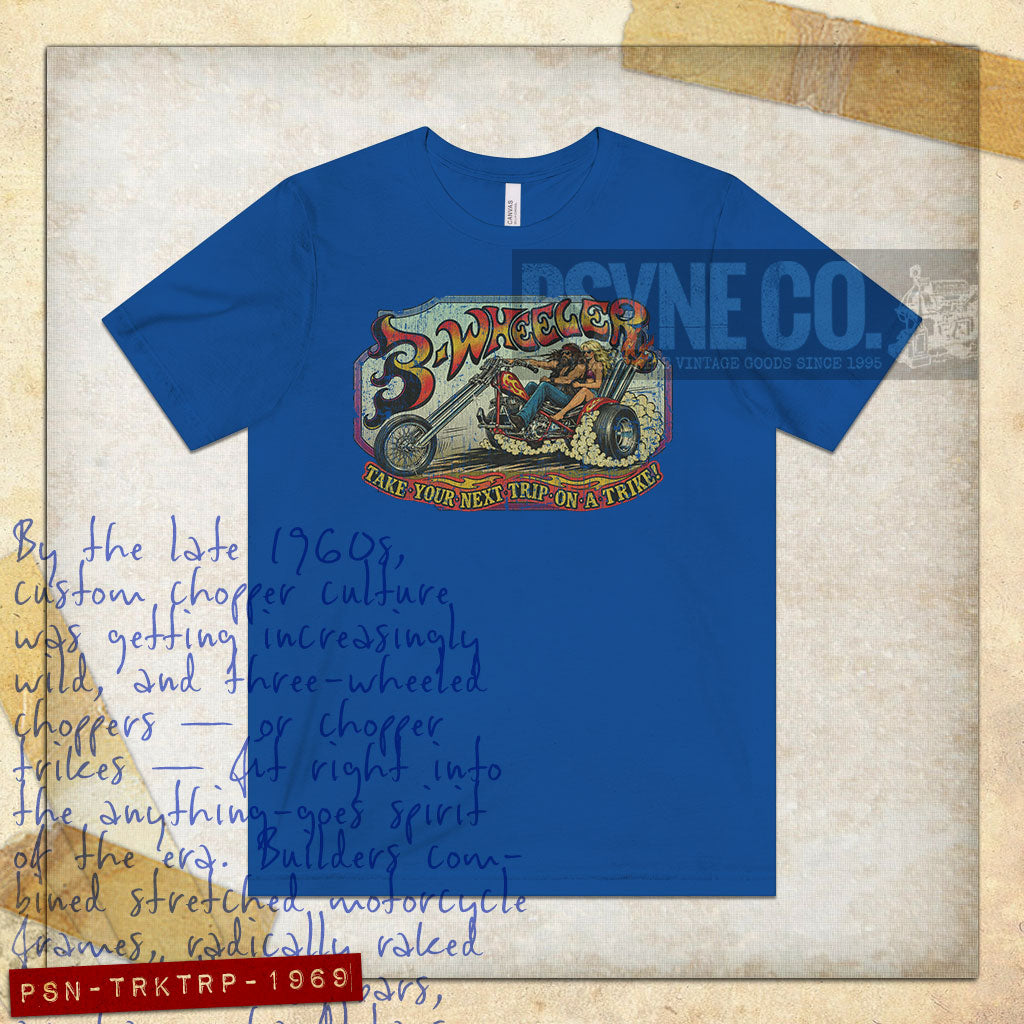 Trike Trippin' 1969 Vintage Men's T-Shirt