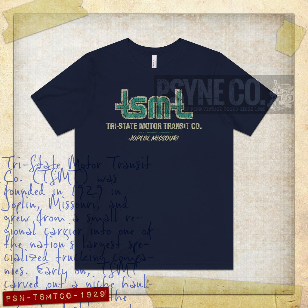 Tri-State Motor Transit Co. 1929 Vintage Men's T-Shirt