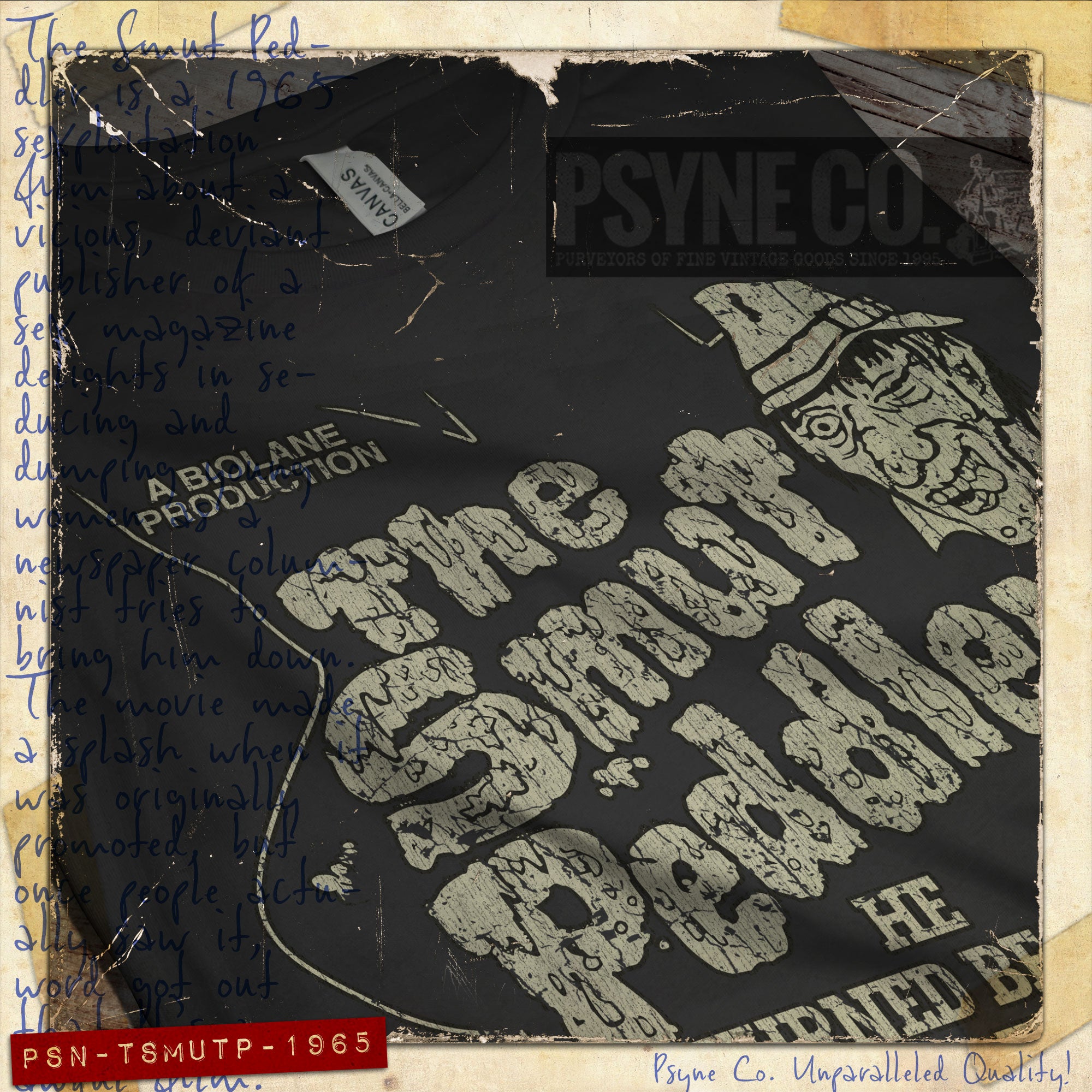 The Smut Peddler 1965 Vintage Men's T-Shirt