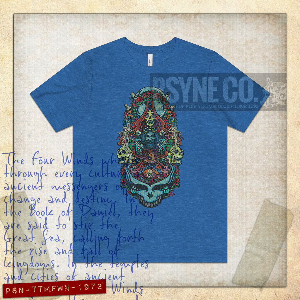 Totem of The Four Winds 1973 Vintage Men's T-Shirt