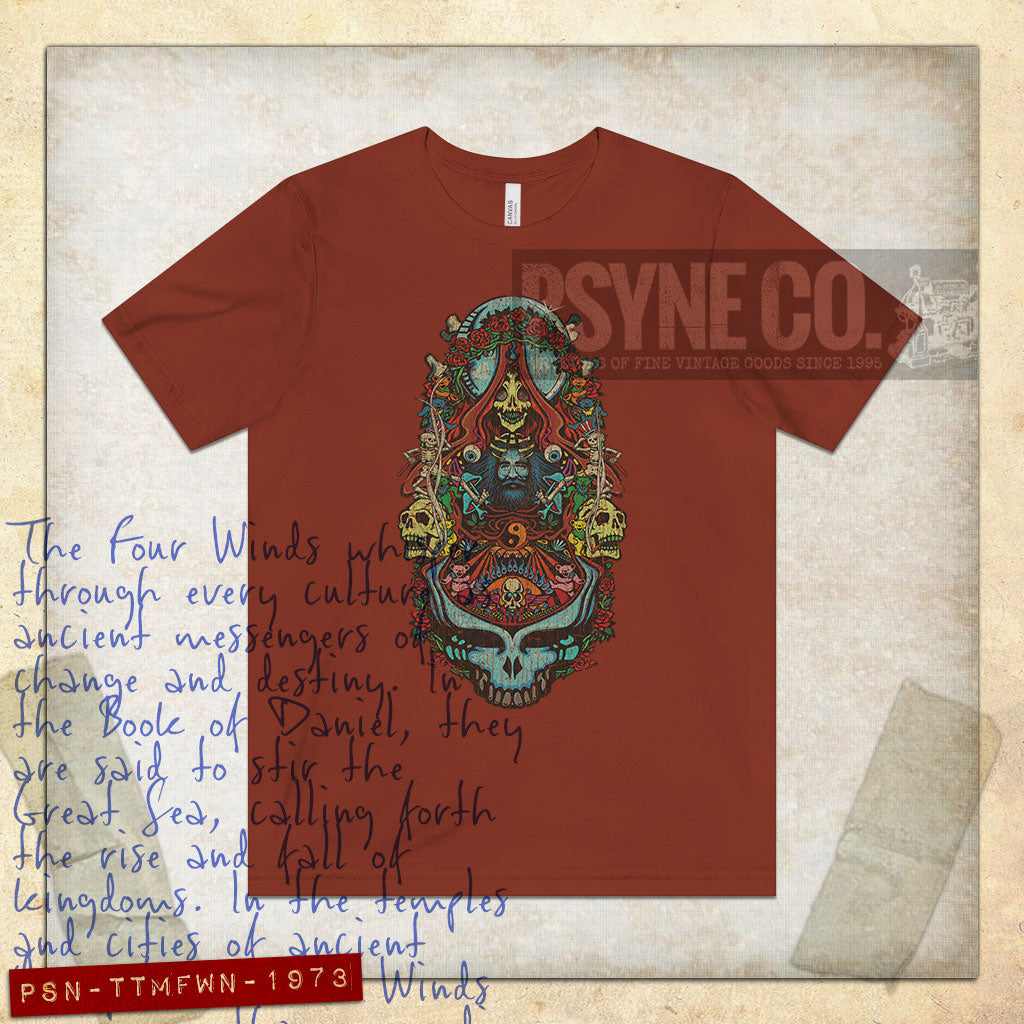 Totem of The Four Winds 1973 Vintage Men's T-Shirt