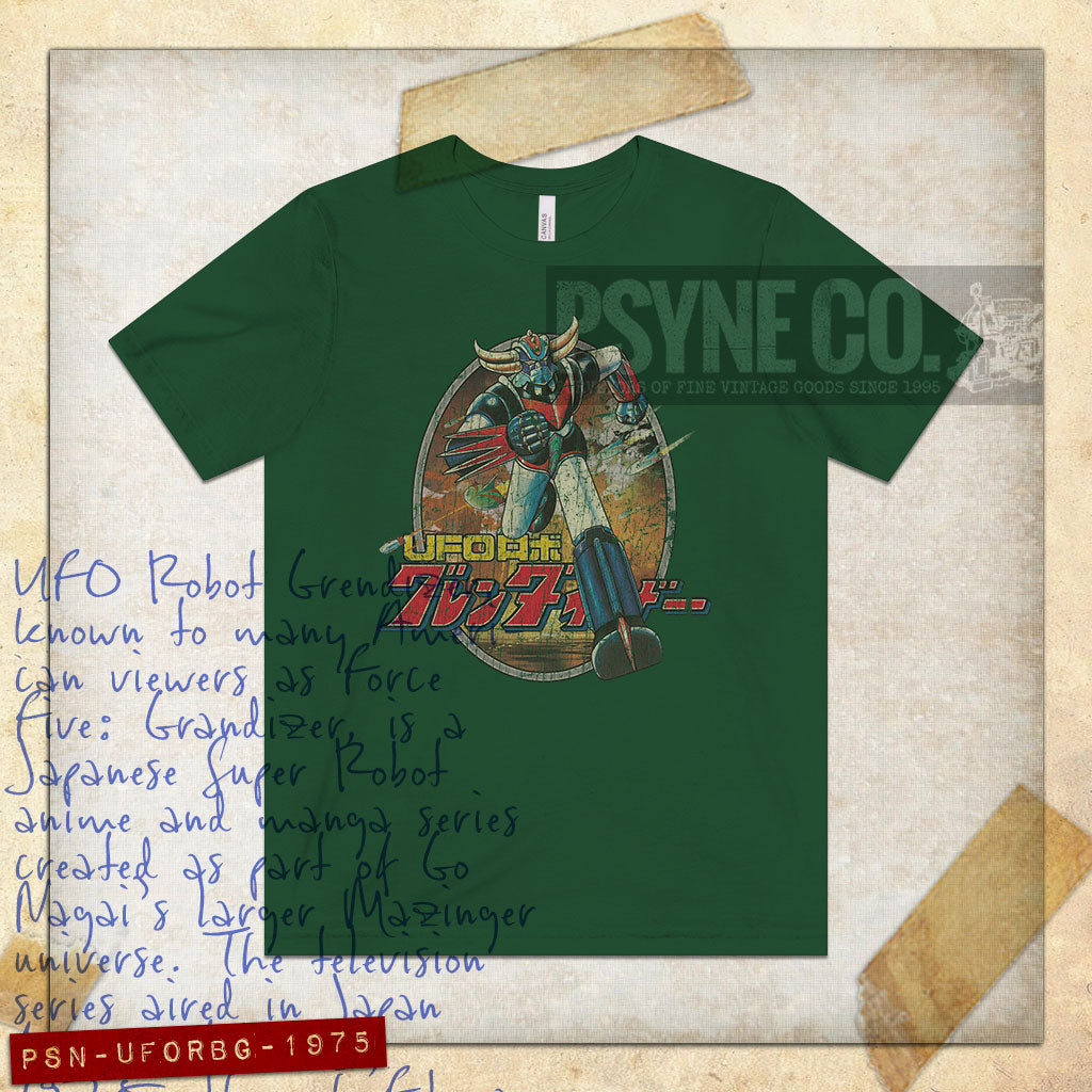 UFO Robot Grendizer 1975 Vintage Men's T-Shirt