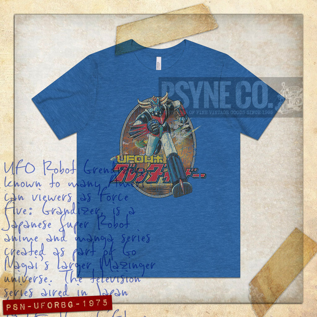 UFO Robot Grendizer 1975 Vintage Men's T-Shirt