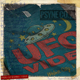 UFO Video Rentals Weber City 1982 Vintage Men's T-Shirt
