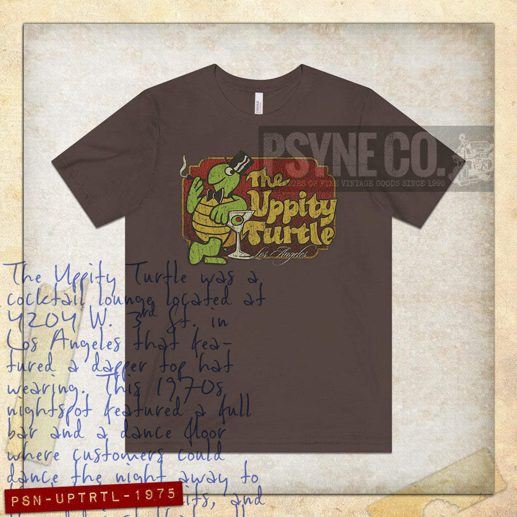 The Uppity Turtle Los Angeles 1975 Vintage Men's T-Shirt