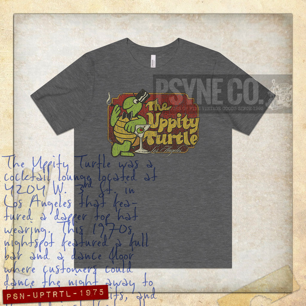 The Uppity Turtle Los Angeles 1975 Vintage Men's T-Shirt