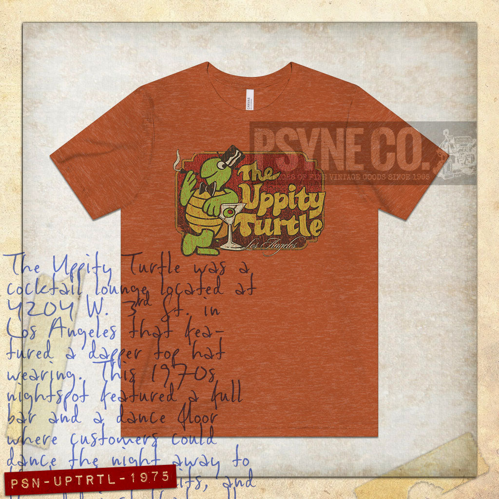 The Uppity Turtle Los Angeles 1975 Vintage Men's T-Shirt