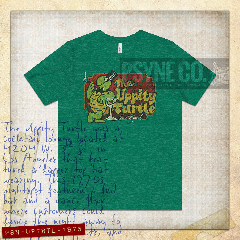 The Uppity Turtle Los Angeles 1975 Vintage Men's T-Shirt