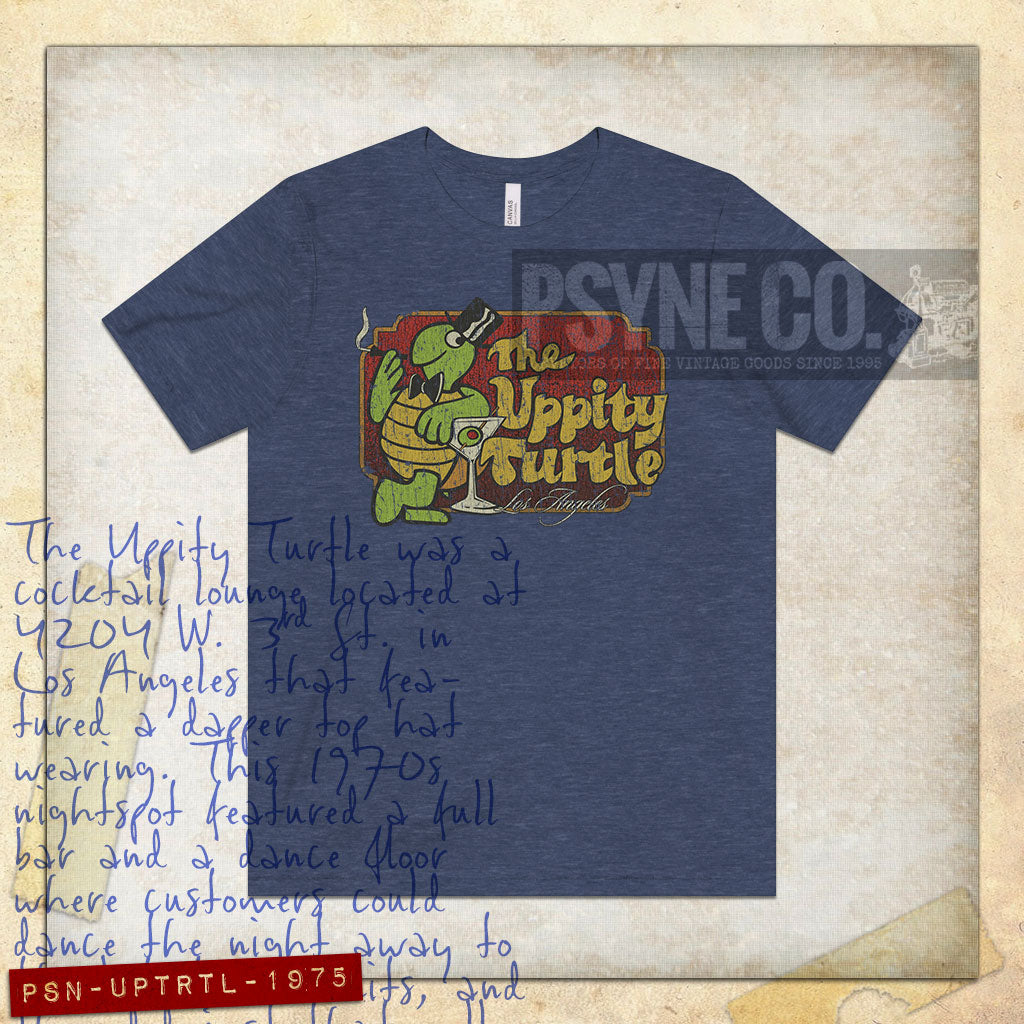 The Uppity Turtle Los Angeles 1975 Vintage Men's T-Shirt