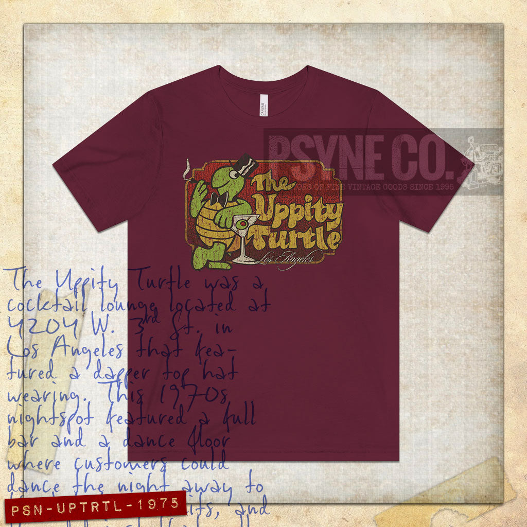 The Uppity Turtle Los Angeles 1975 Vintage Men's T-Shirt