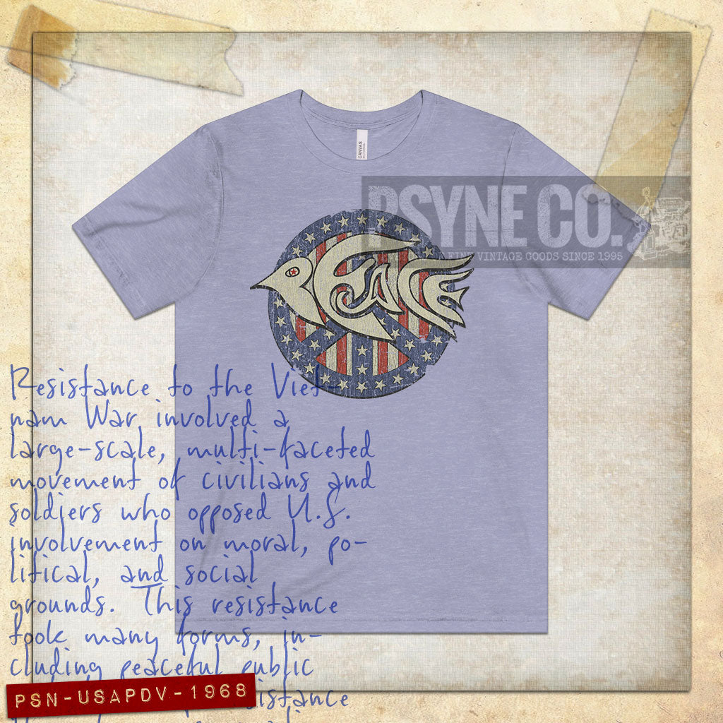 USA Peace Dove 1968 Vintage Men's T-Shirt